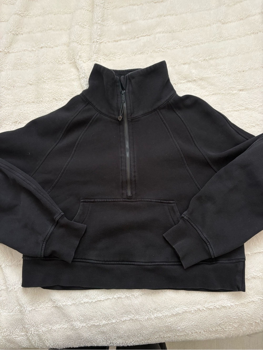 lululemon athletica scuba Black Half-Zip Sweatshirt